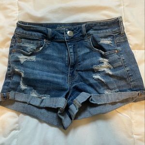 American eagle hi rise shortie